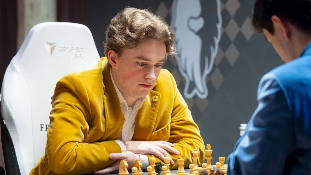 Vincent Keymer at GRENKE Chess Festival
